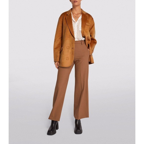 Maje Wool Camel Women’s Blazer NWT 0 US XS - Picture 5 of 6